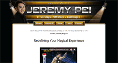 Desktop Screenshot of jeremypei.com